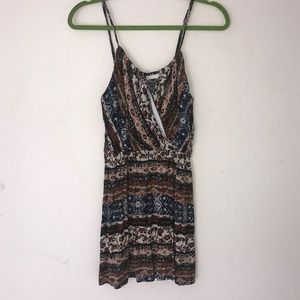 Short tribal print dress